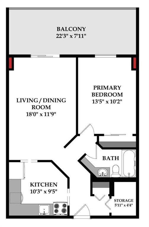 Picture for 1105, 5204 Dalton Drive NW