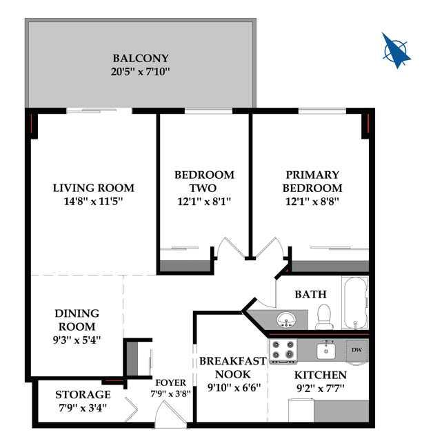 Picture for 212, 5204 Dalton Drive NW